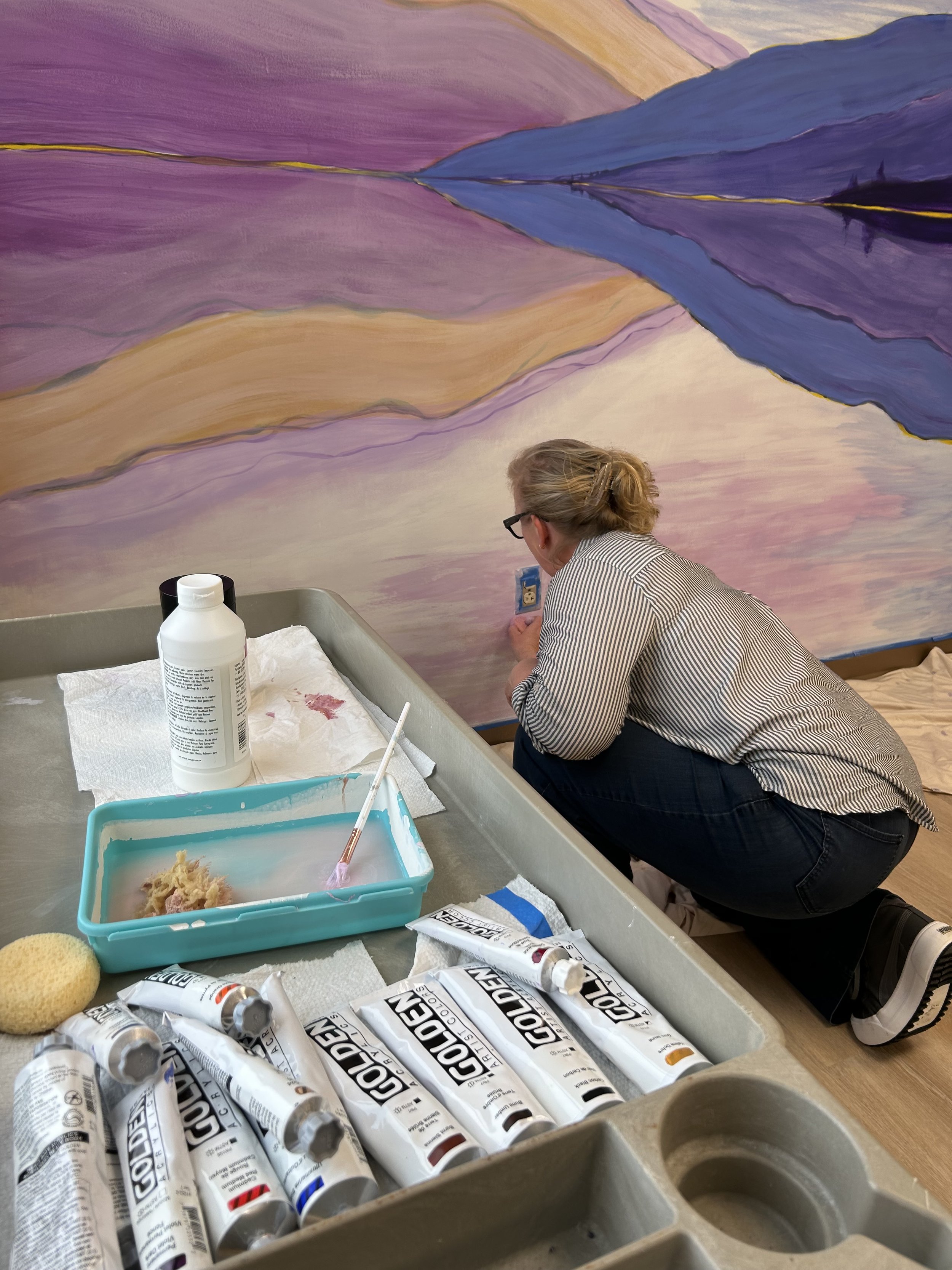 NH State Hospital Mural Complete